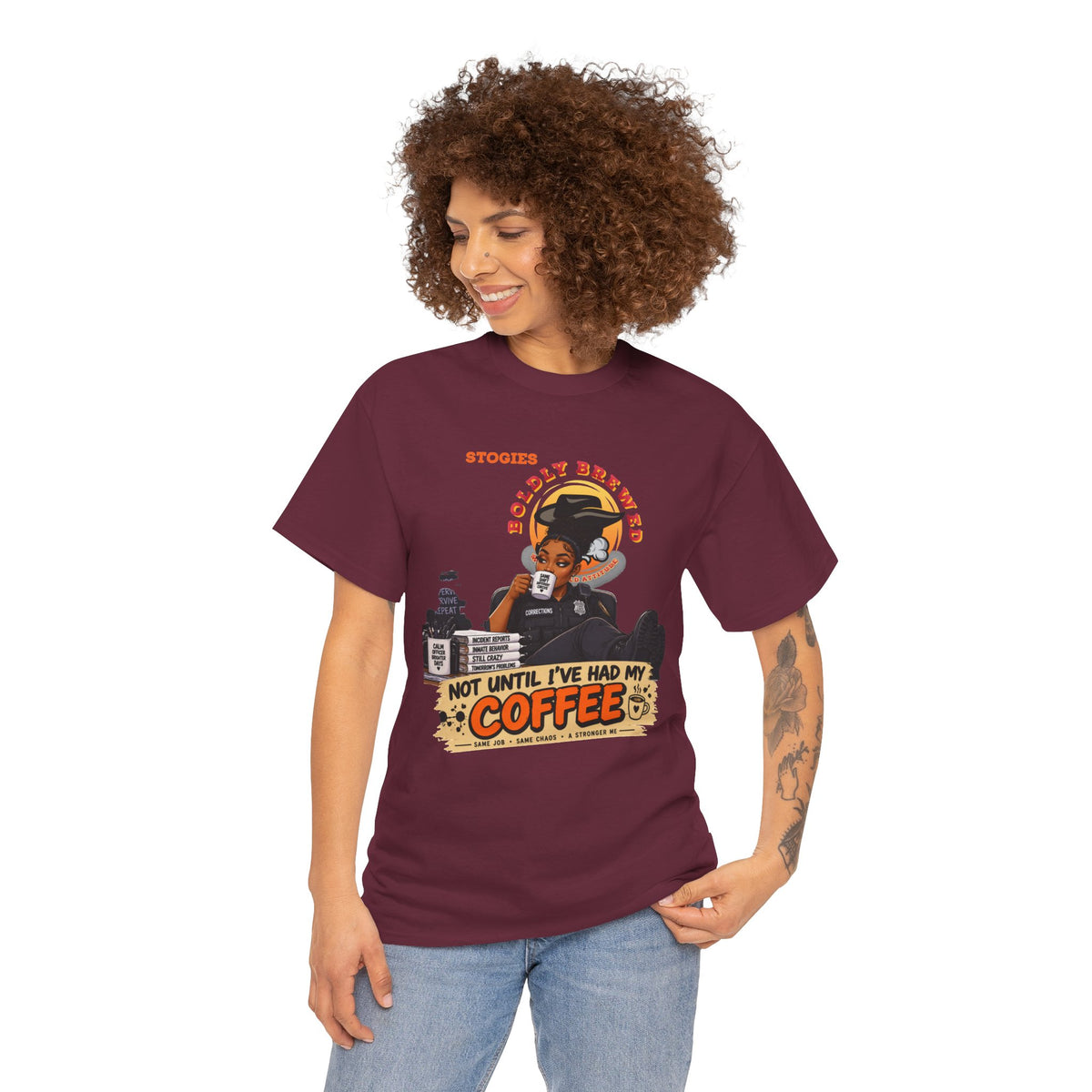 Copy of Not Until I’ve Had My Coffee Corrections T-Shirt