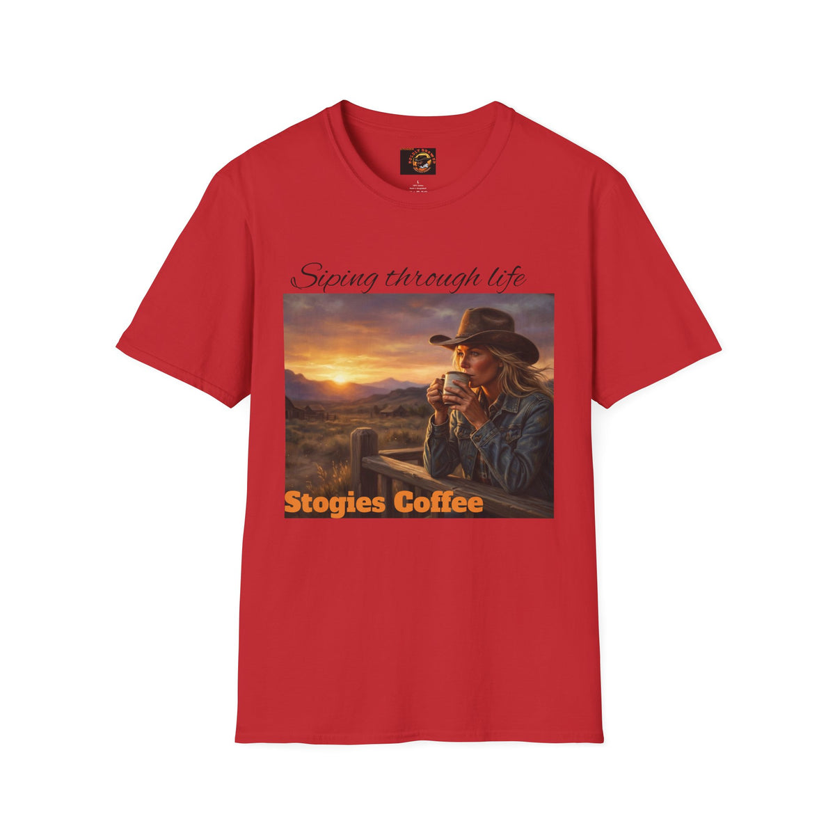 Stogies Coffee “Sipping Through Life” Vintage T-Shirt